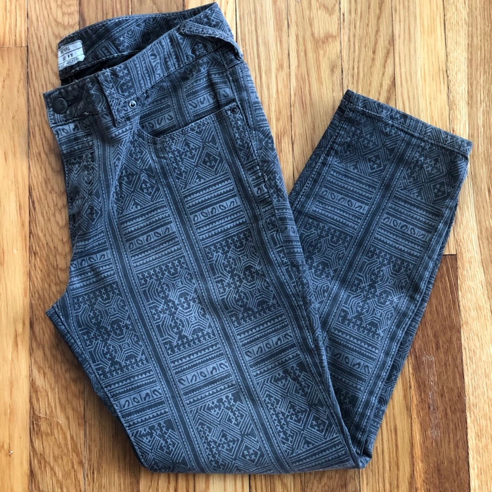 Free People printed jeans